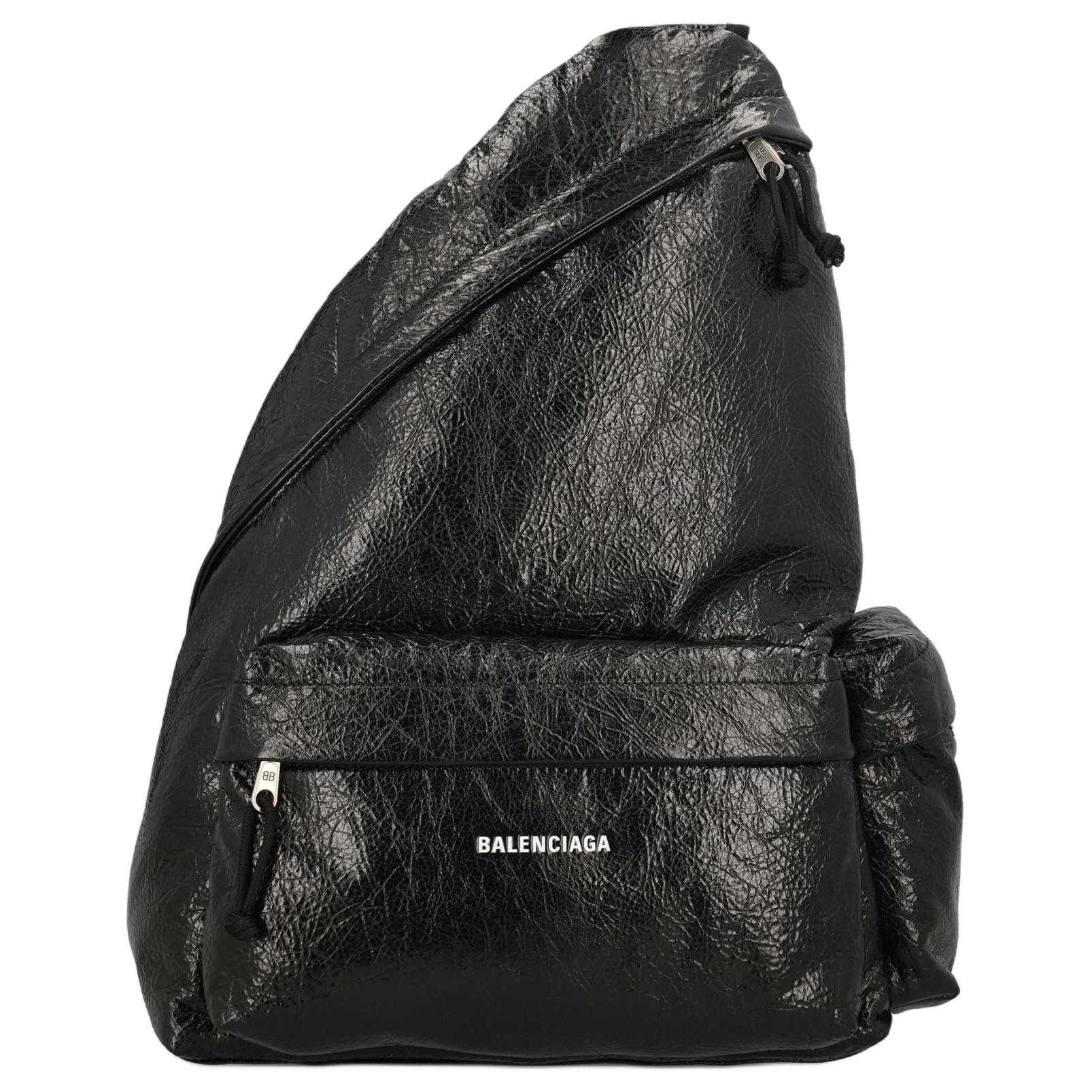 Мужская сумка Balenciaga Belt Bag (черная)