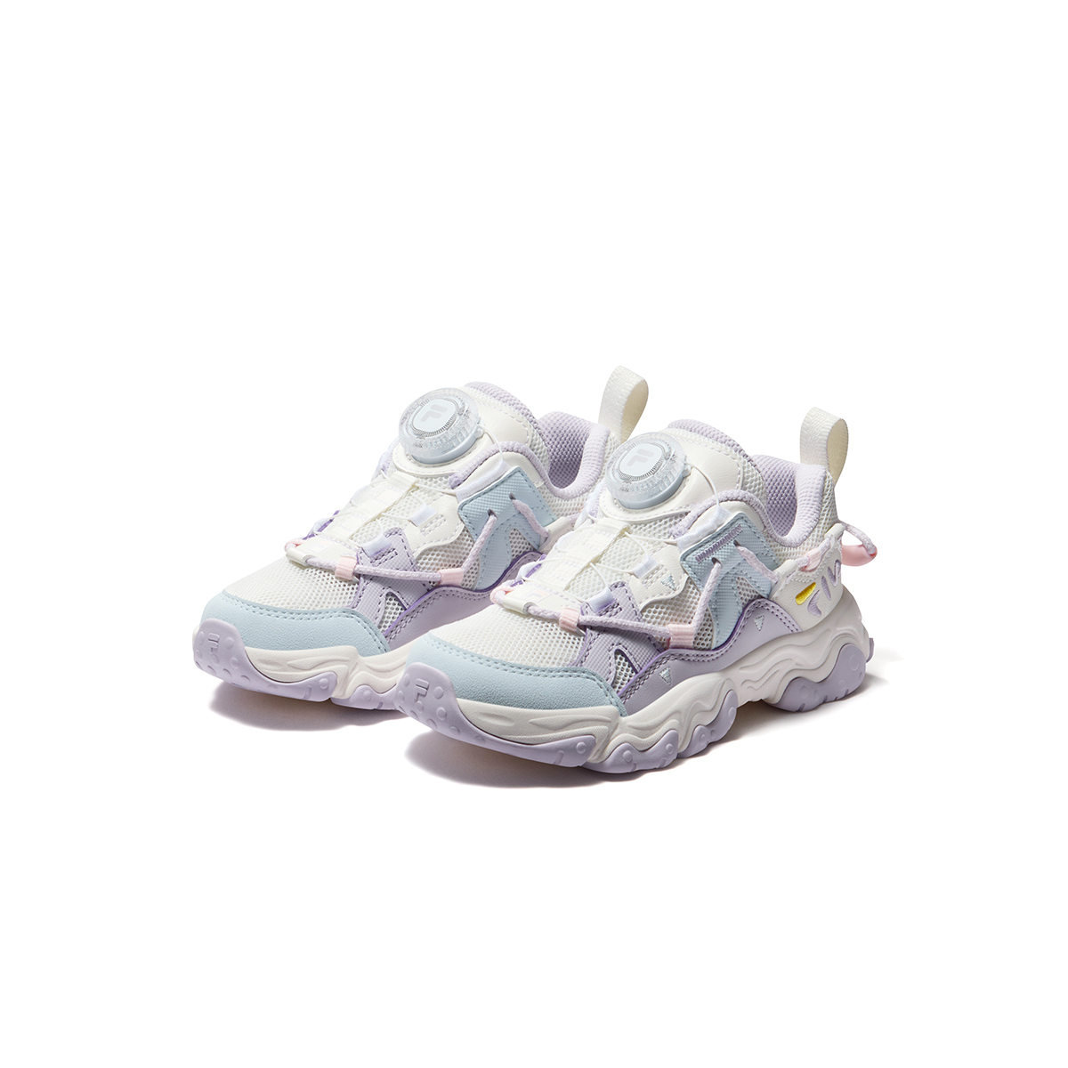 Детские кроссовки Fila KIDSHeritage-FHT Fluid 5/5 (бело-фиолетовый) — фото 3