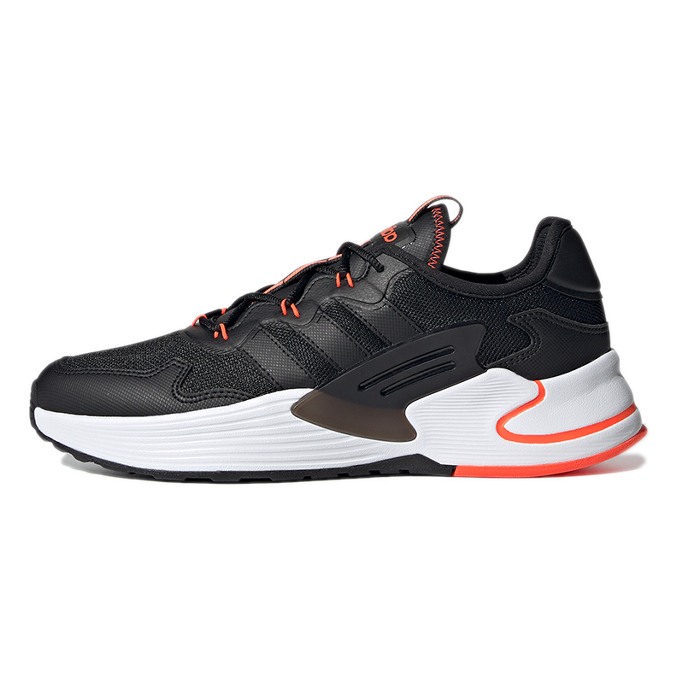 Мужские кроссовки adidas neo Roamer (черный / оранжевый)