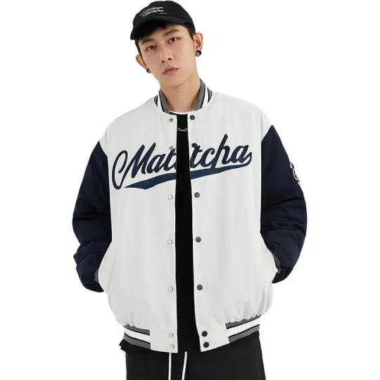 MATCHA STORY Baseball Jacket Unisex