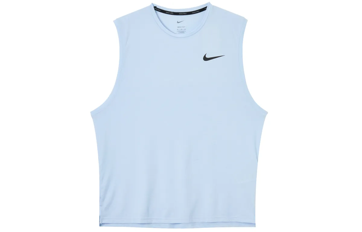 Nike Dry Tank Tops Men's Blue Crew Neck Moderate Other