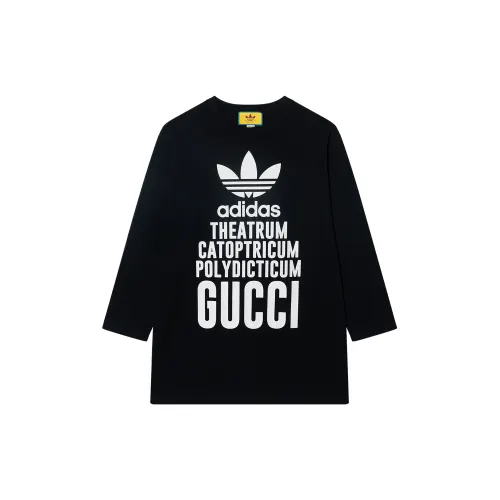 GUCCI x Adidas Originals FW22 Regular T Shirt Women's Black