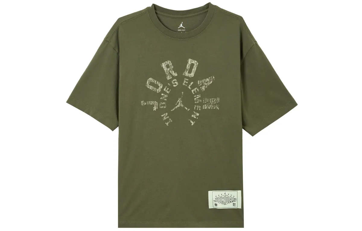 Jordan Dongdan T Shirt Men's Olive Green