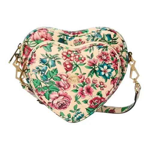 GUCCI Leather Crossbody Bag, Shoulder Bag Mini Women's Multicolor