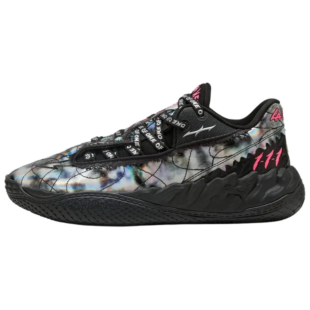 PUMA MB.05 Low top Basketball Shoes Men's Black White