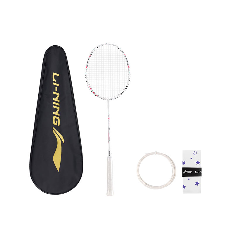Li Ning Thunder Mini Cannon Full Carbon Badminton Rackets Offensive Type Heavy Head, Stiff Shaft Entry level