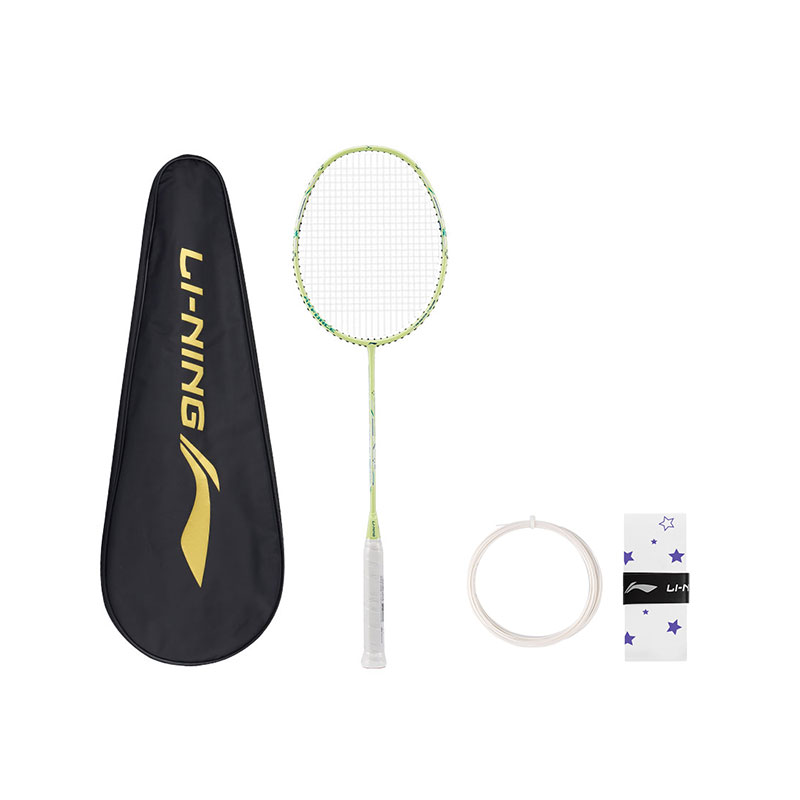 Li Ning Thunder Mini Cannon Full Carbon Badminton Rackets Offensive Type Heavy Head, Stiff Shaft Entry level