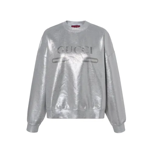 GUCCI Metallic Crewneck Sweatshirt