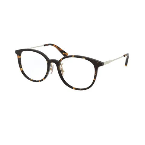 COACH Round Eyeglass Frames Women's Tortoiseshell