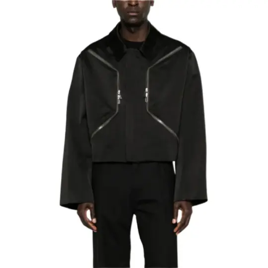RICK OWENS/RO однотонная куртка на молнии с длинными рукавами в мужском стиле