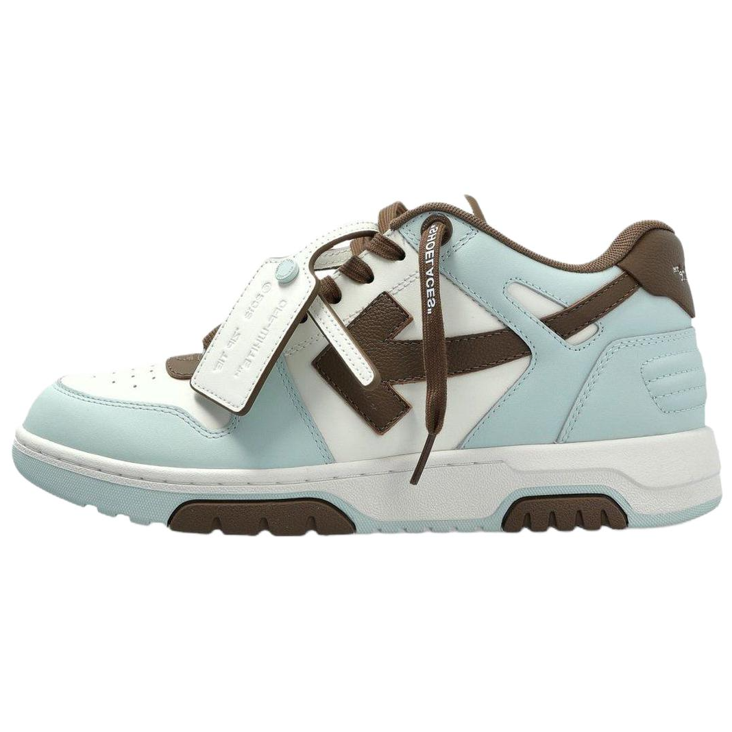 Женские кеды OFF-WHITE Out Of Office (пыльно-синие)