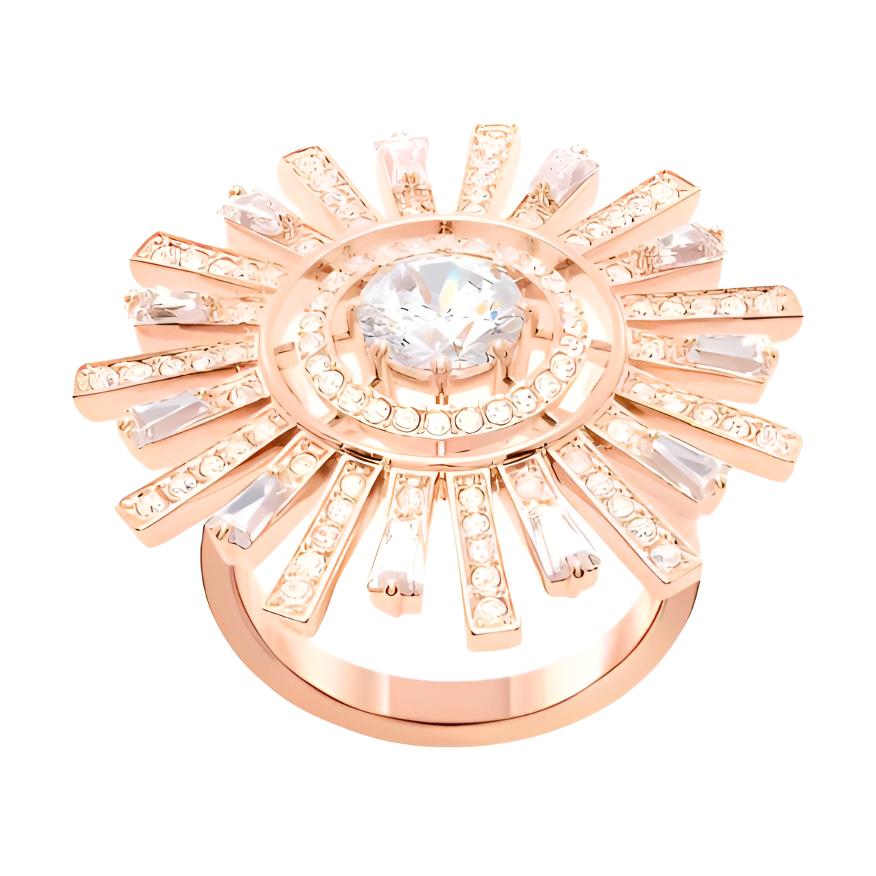 Женское кольцо Swarovski Sunshine (серебристое)