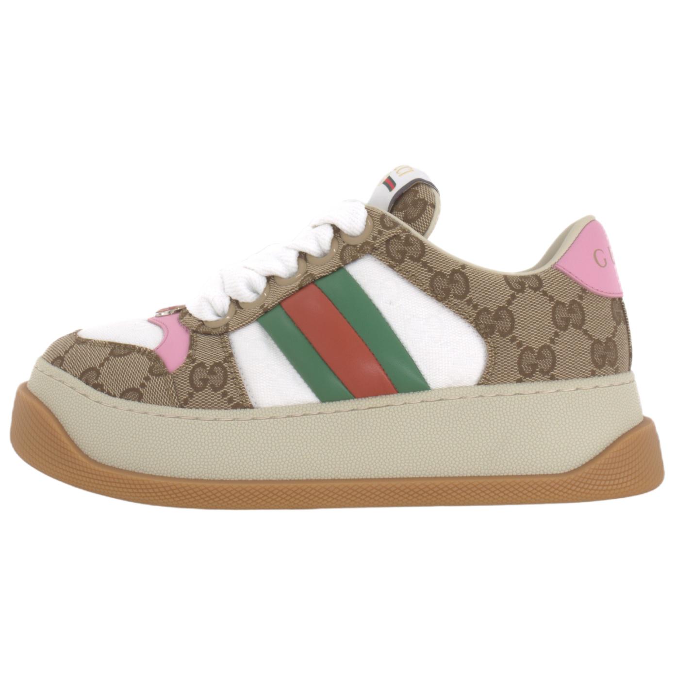 Женские кеды Gucci GUCCI Screener (коричневые)