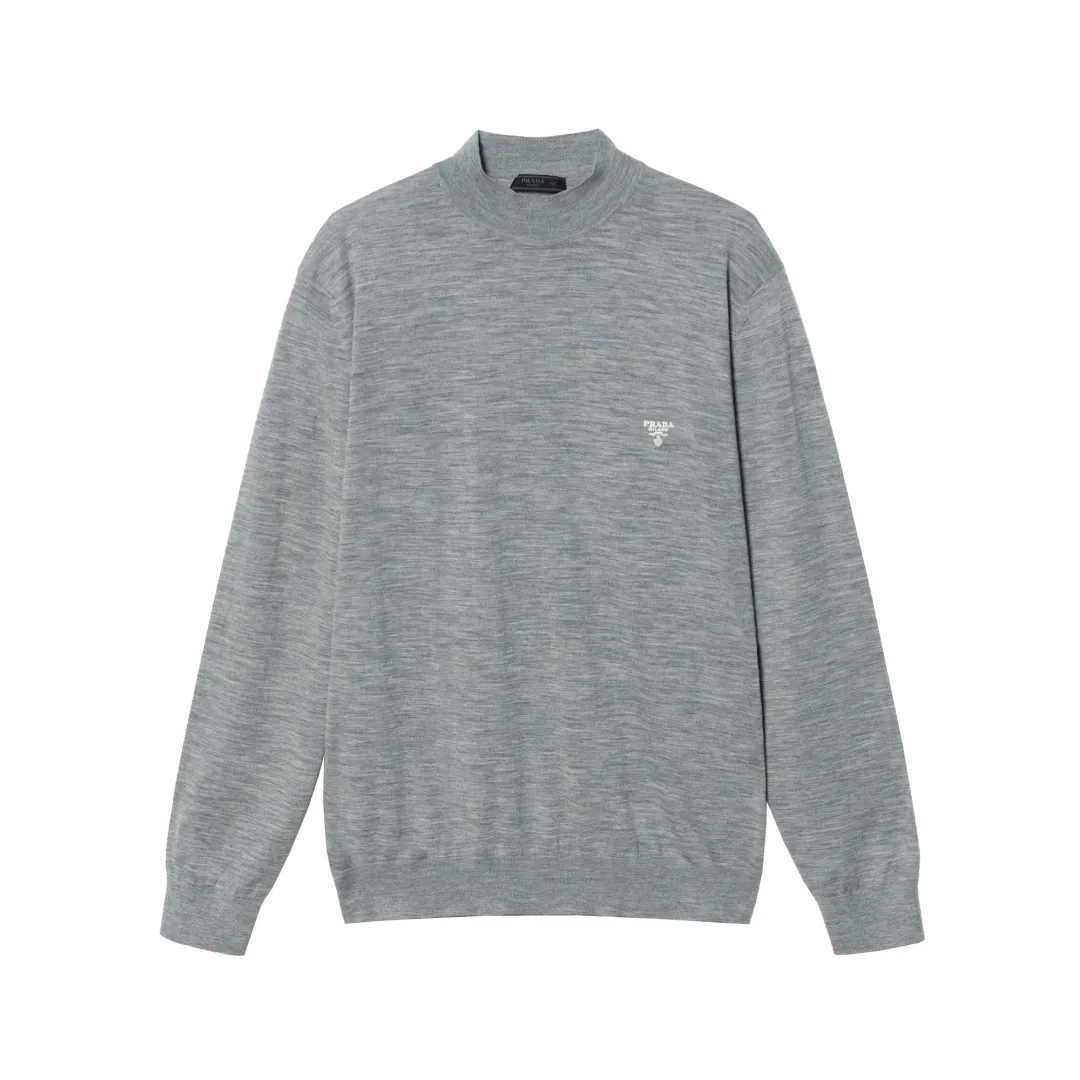 PRADA Sweaters Men's Gray Turtleneck Moderate Other