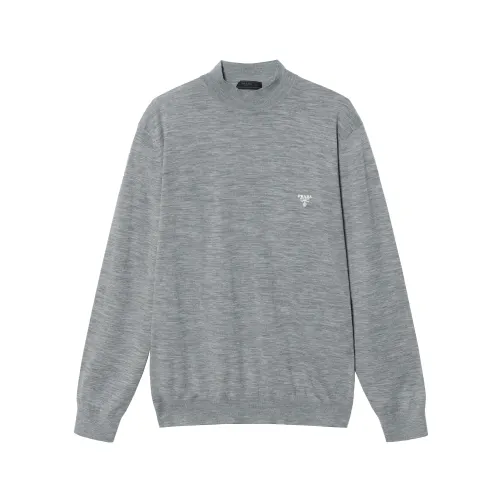 PRADA Sweaters Men's Gray Turtleneck Moderate Other