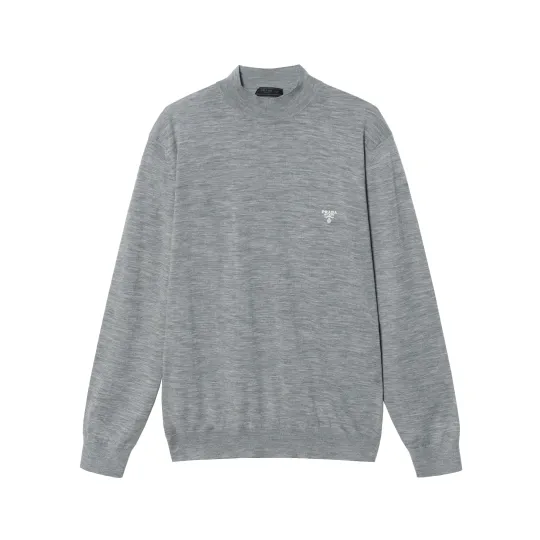 PRADA Sweaters Men's Gray Turtleneck Moderate Other