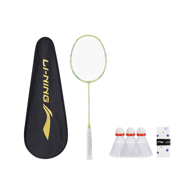Li Ning Thunder Mini Cannon Full Carbon Badminton Rackets Offensive Type Heavy Head, Stiff Shaft Entry level