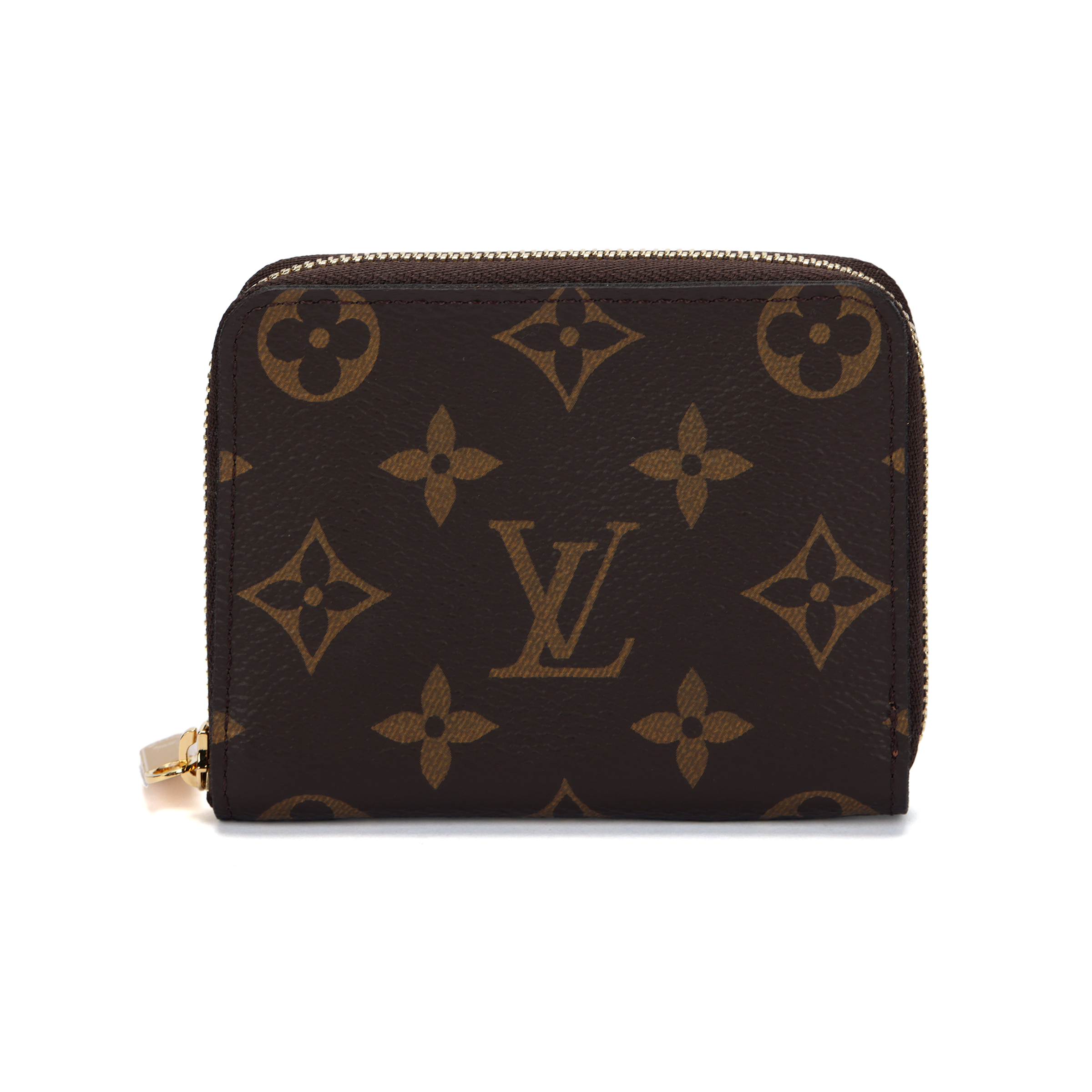 Женский кошелек Louis Vuitton Zippy (коричневый) — фото 6