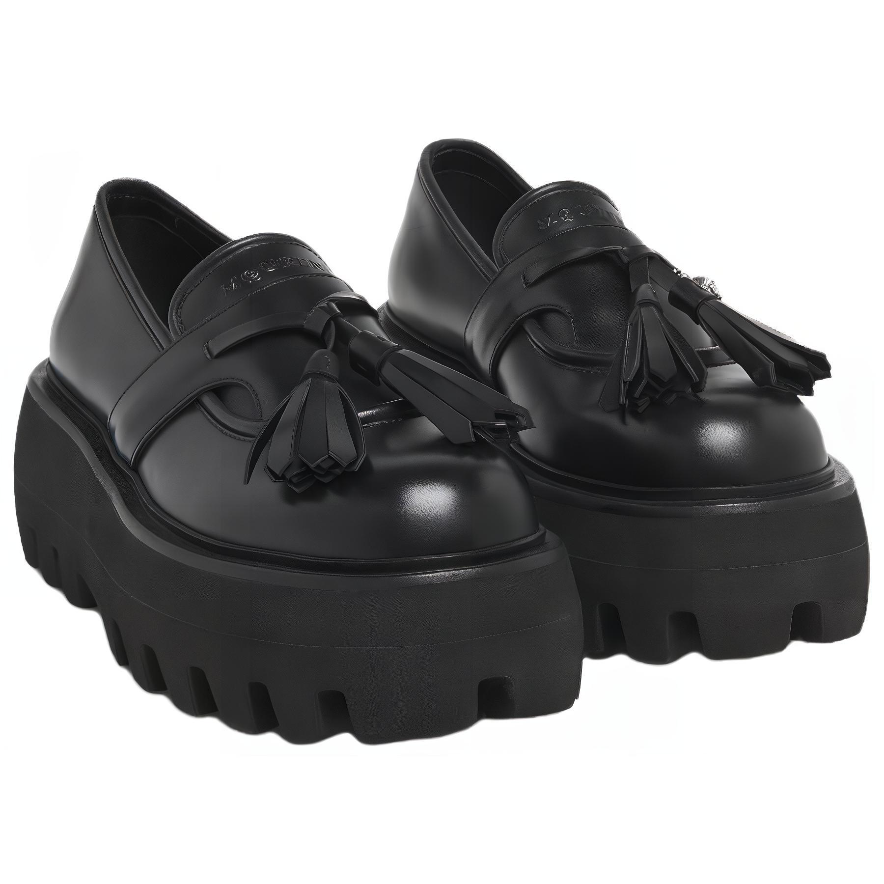 Женские туфли Alexander McQueen 848254WHAEZ1000 (черная) — фото 3