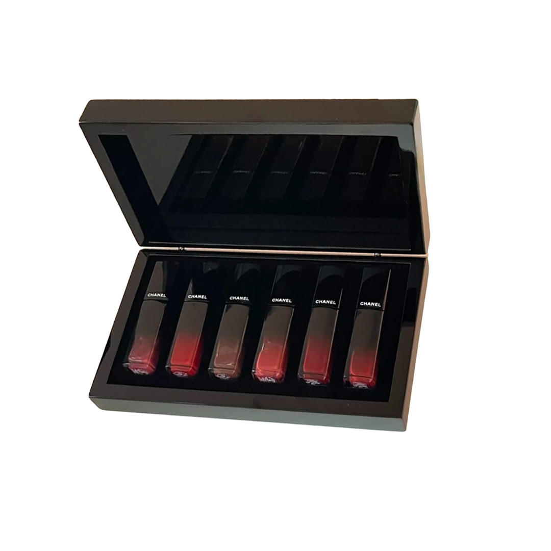 CHANEL Chanel, lip balm, lip gloss, gift box, lipstick, glass shiny set, 5.5 ml, Birthday gift