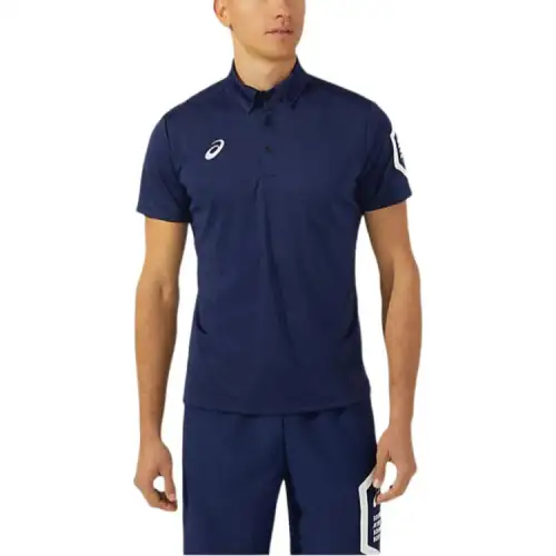 ASICS Polo Shirt Men's Dark Blue