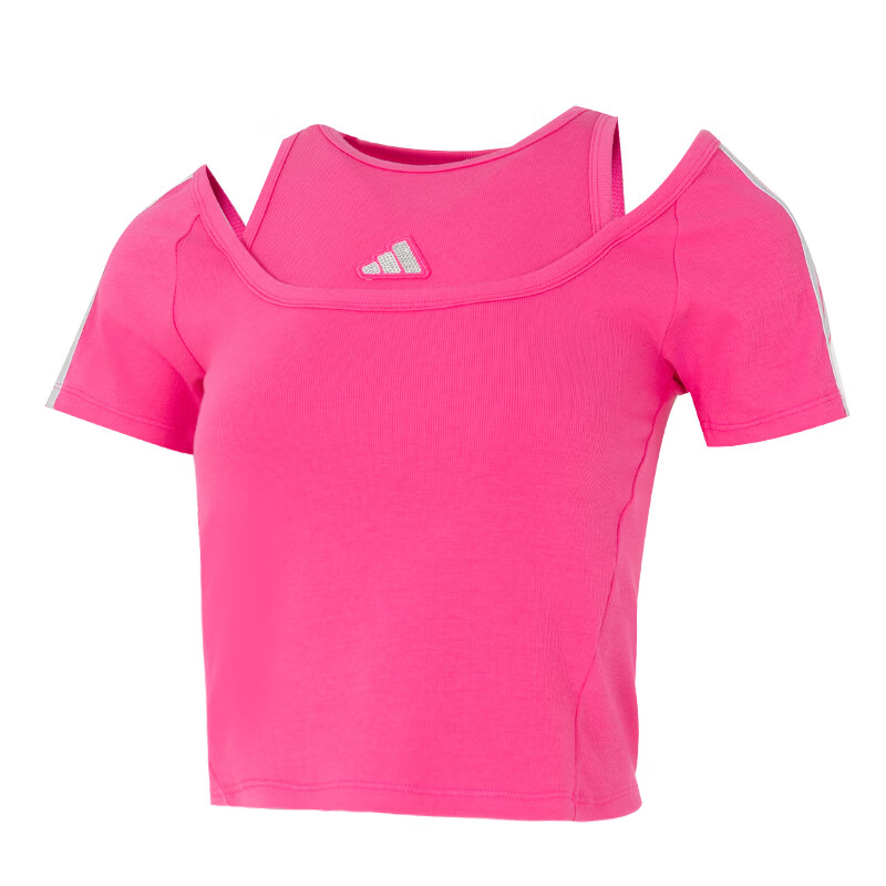 Женская футболка adidas спортивная (черная)