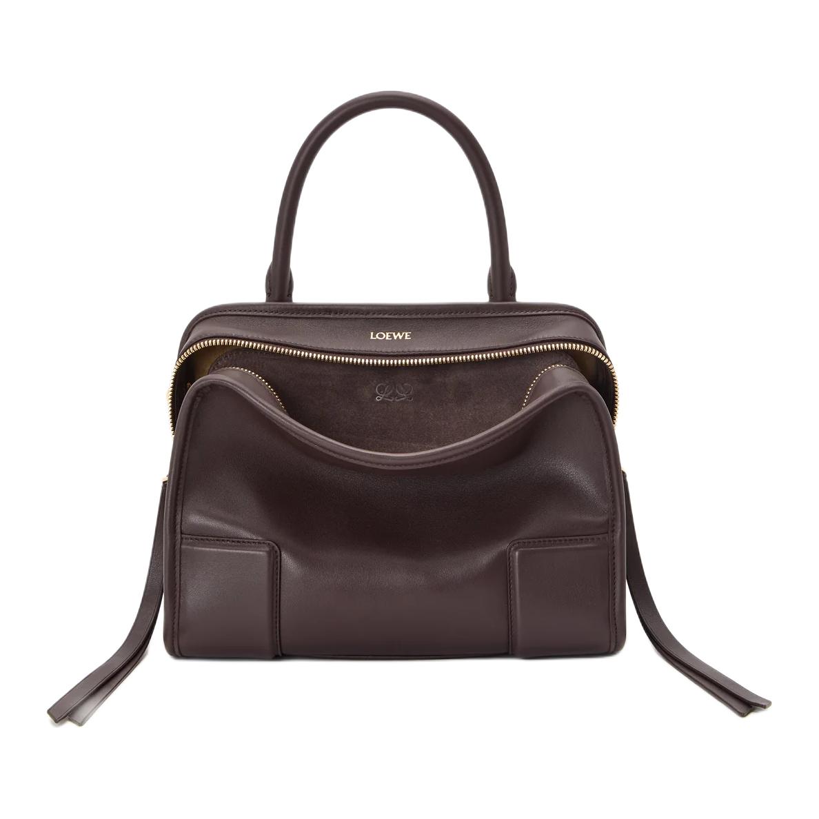 Мужская сумка LOEWE Amazona 180 (темно-коричневая)