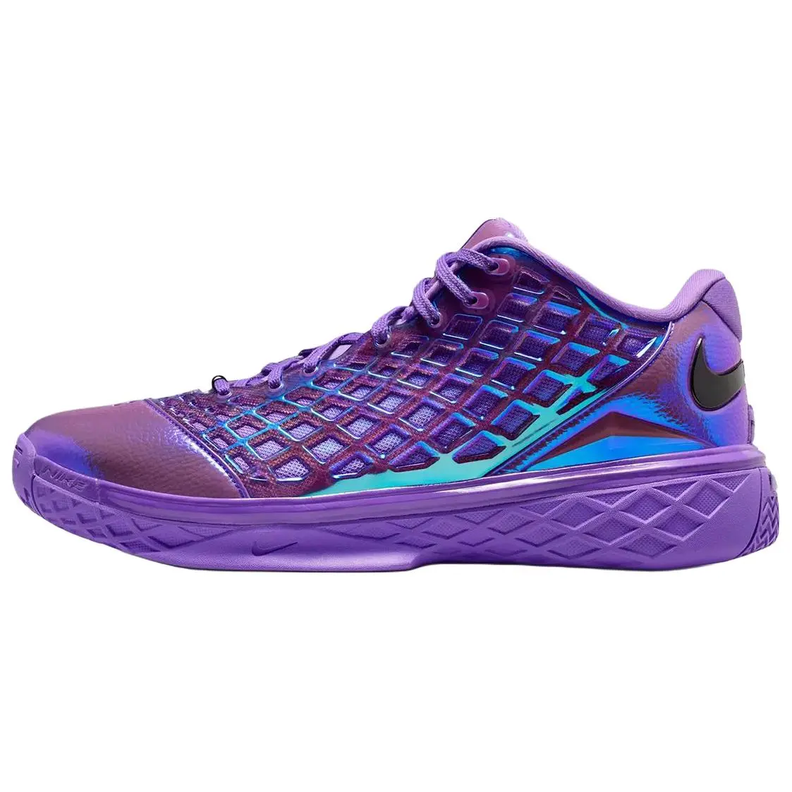 Nike Zoom Kobe 3 Classic And Versatile Low top Basketball Shoes Unisex Black Purple