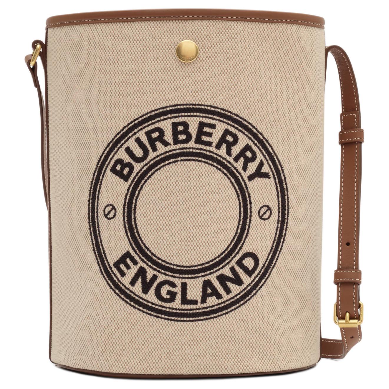 Женская сумка Burberry (рожково-бежевая)