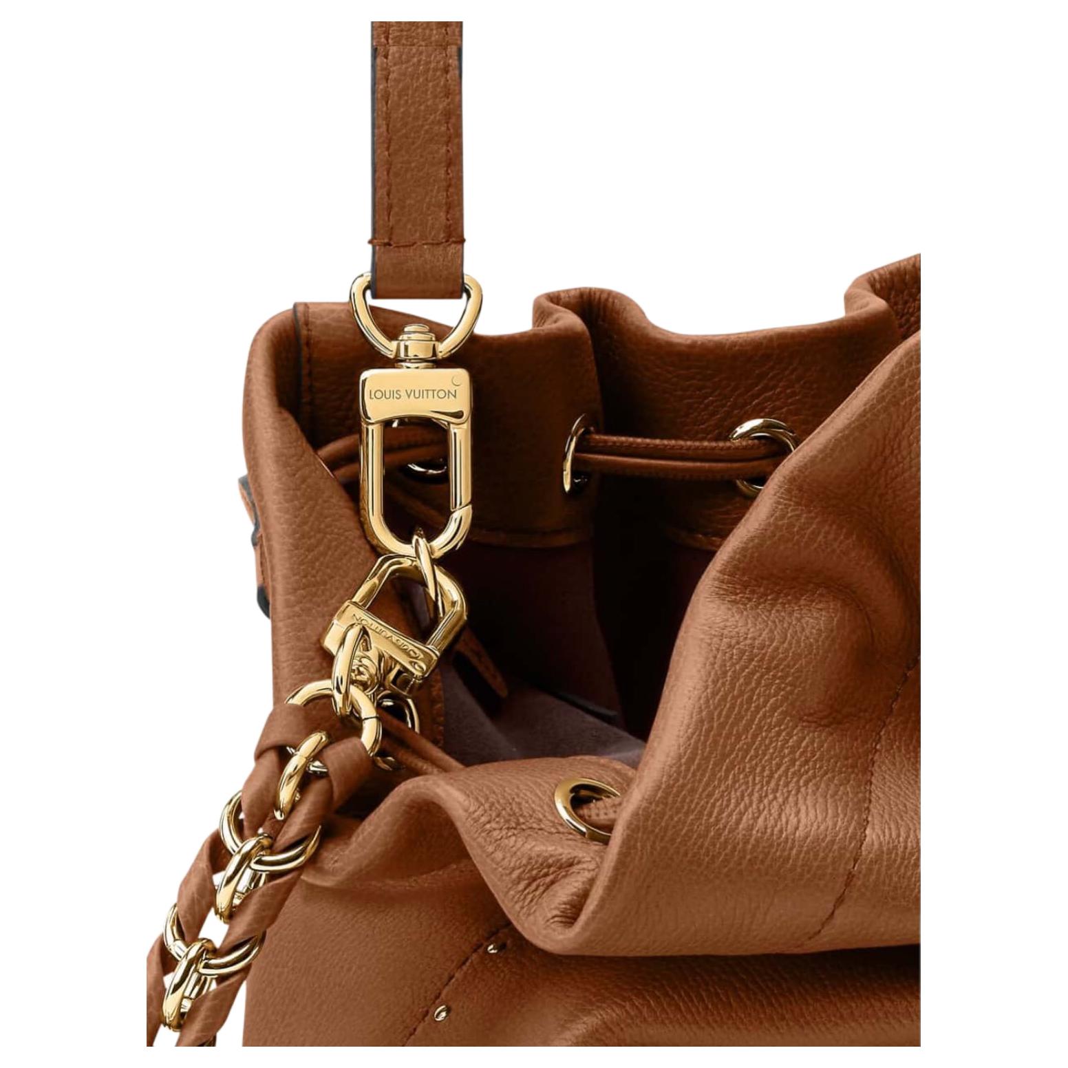 Женская сумка Louis Vuitton Trunk Noe (коричневая) — фото 5