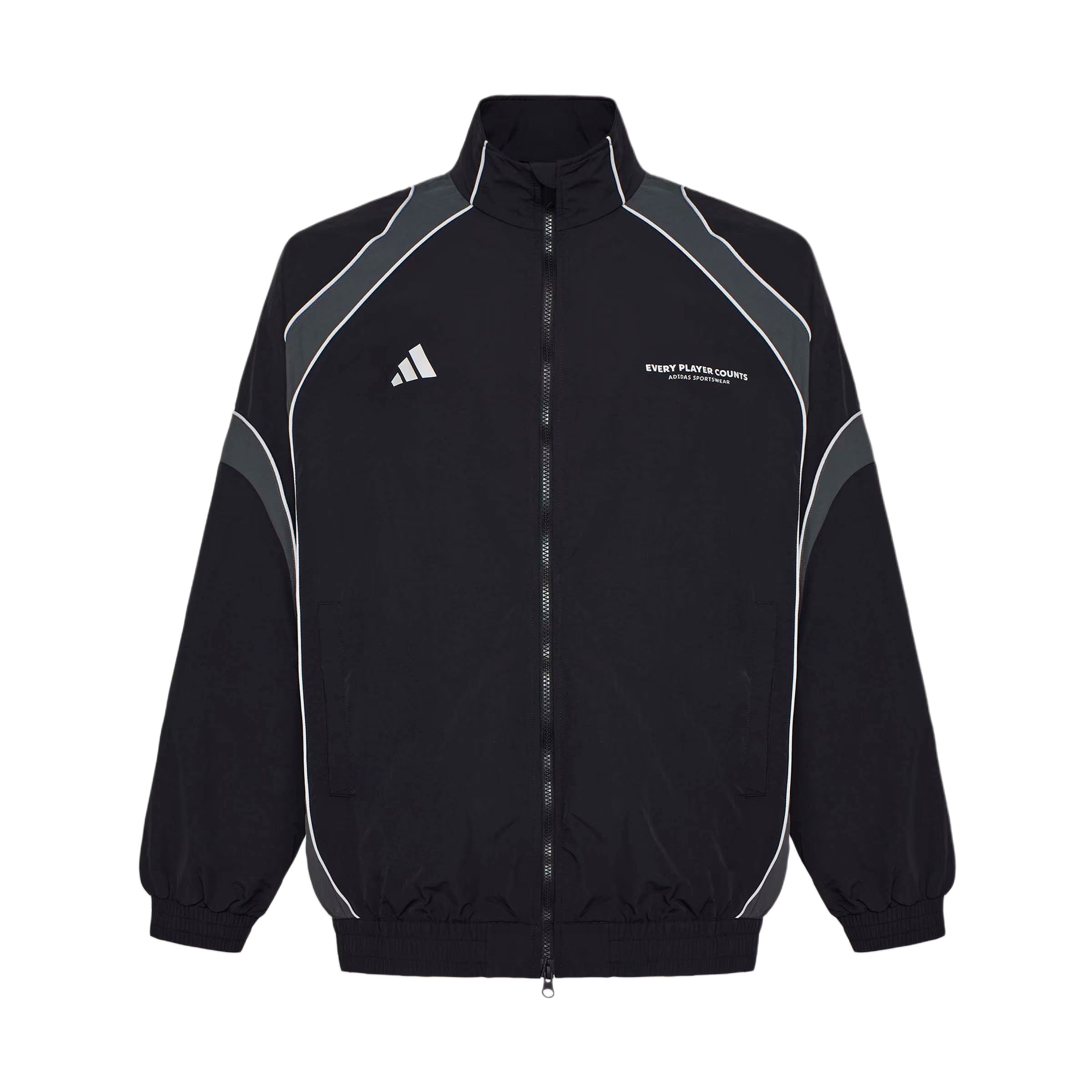Мужская куртка adidas BRAND LOVE LIGHT TRACK TOP (черная)