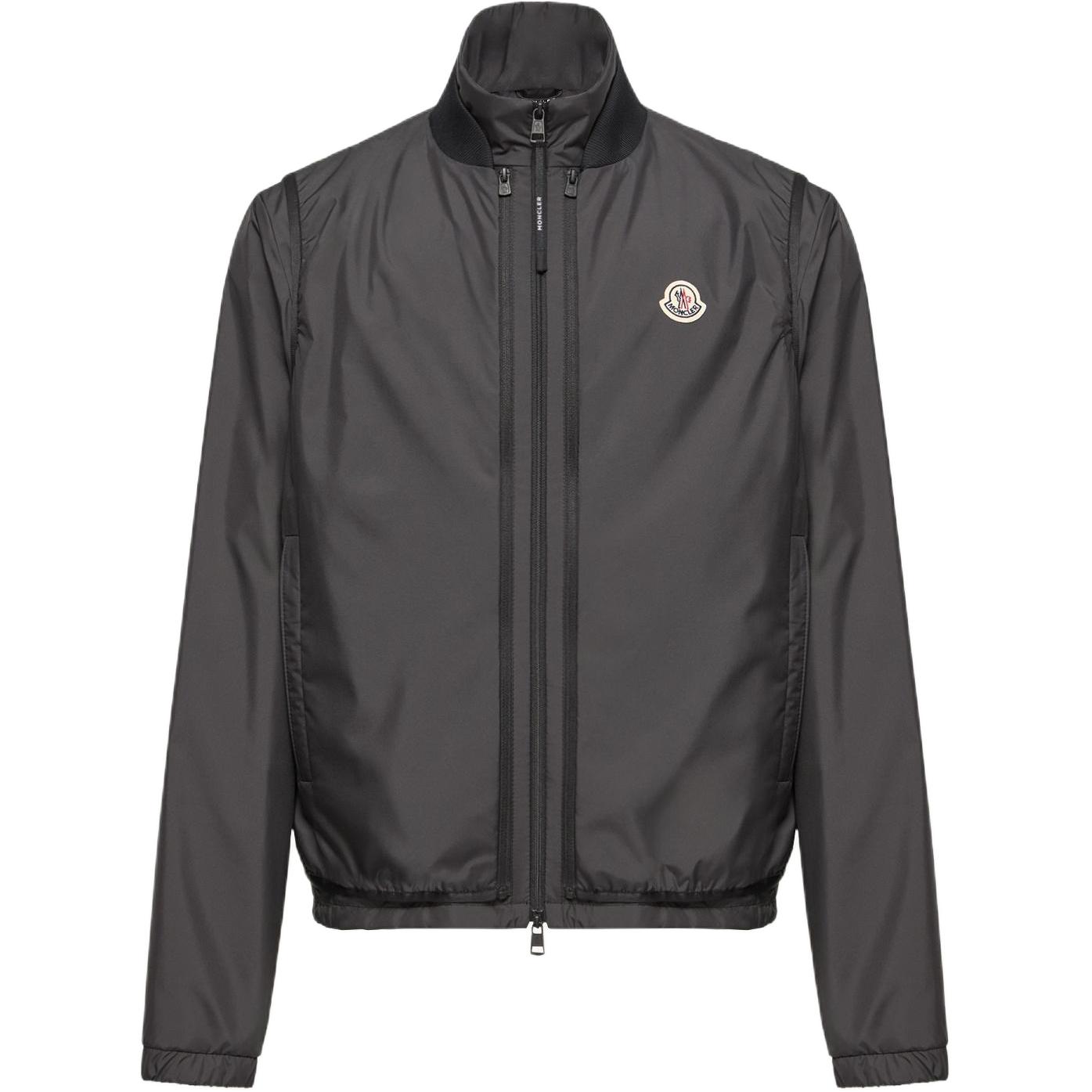 Мужская куртка Moncler Hemoor Logo (черная)