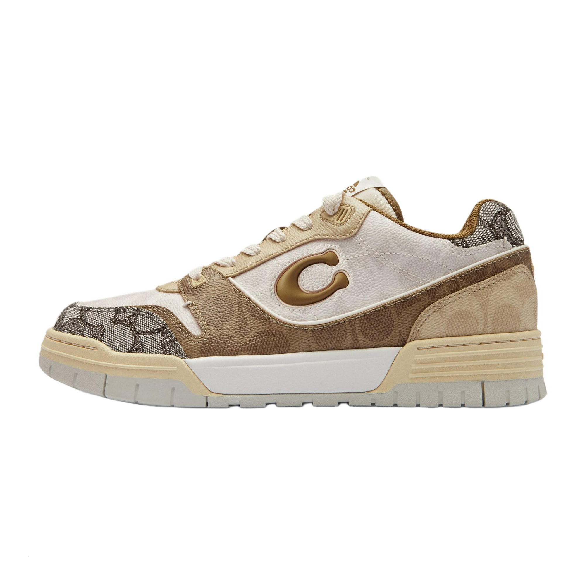 Женские кеды COACH Soho (бежевые)