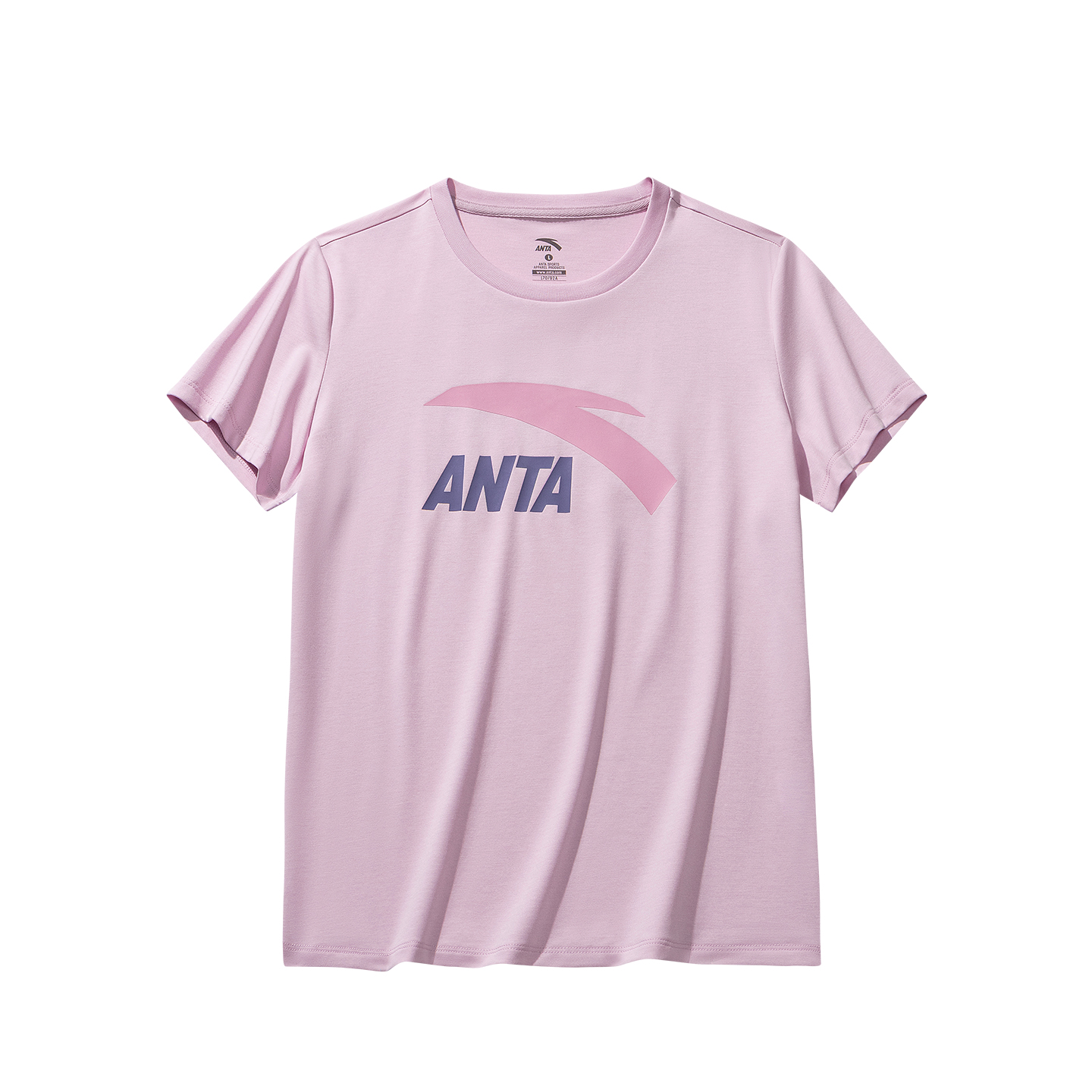 Женская футболка Anta 2026 (розовая)