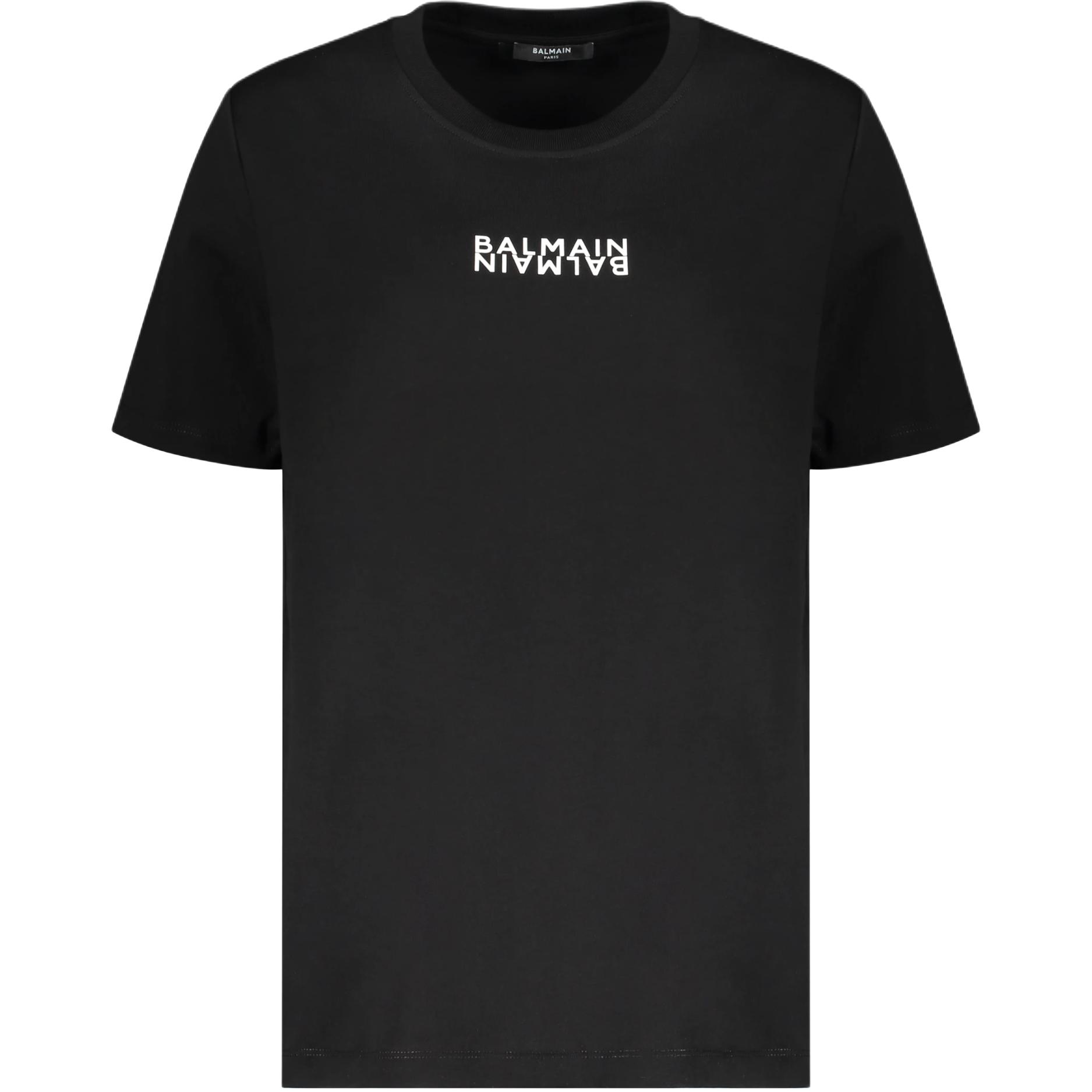 Женская футболка BALMAIN BALMAIN Logo T (черная)