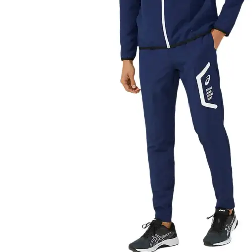 Asics Knitted Sweatpants Men's Blue