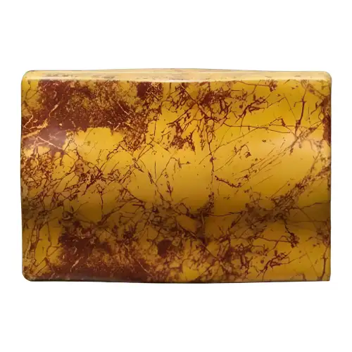 Bottega Veneta Cow Leather Clutch Women's Brown Yellow
