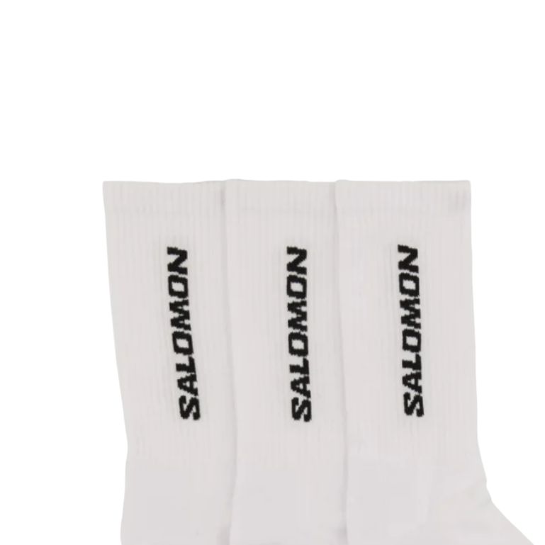 SALOMON Crew Socks Women’s 3 Pack White