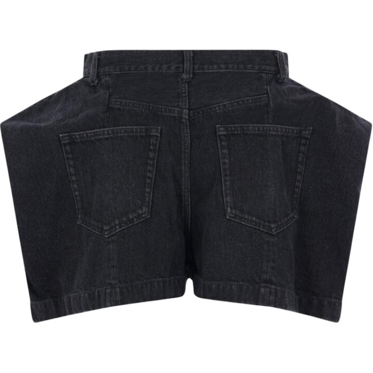 Женские шорты Sacai Shorts Black (черные) — фото 2