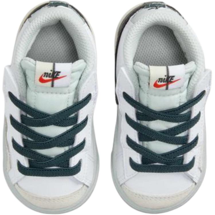 Детские кеды Nike Blazer '77 "Remix" (бело-зелено-черные) — Белыйзелёныйчёрный — фото 6