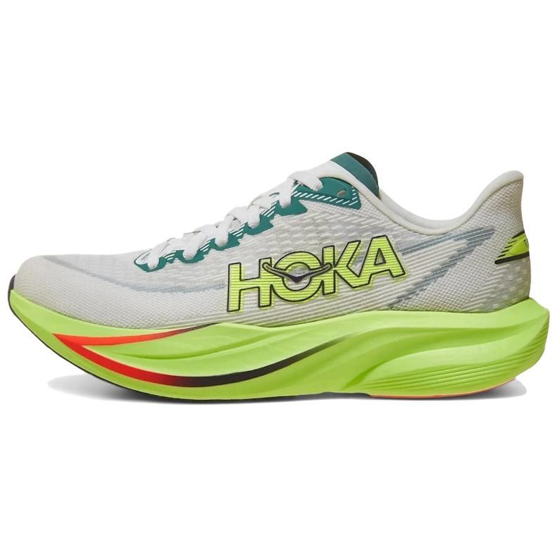 Женские кроссовки HOKA HOKA ONE ONE MACH 7 (бело-зеленые)