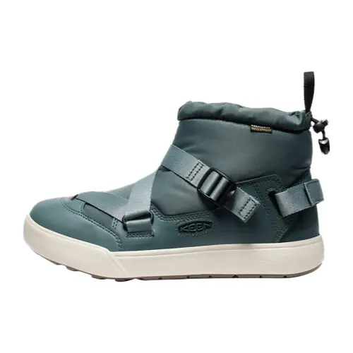 Keen HOODZERRA WP Slip Resistant Abrasion Resistant Ankle Boots Women's Cyan
