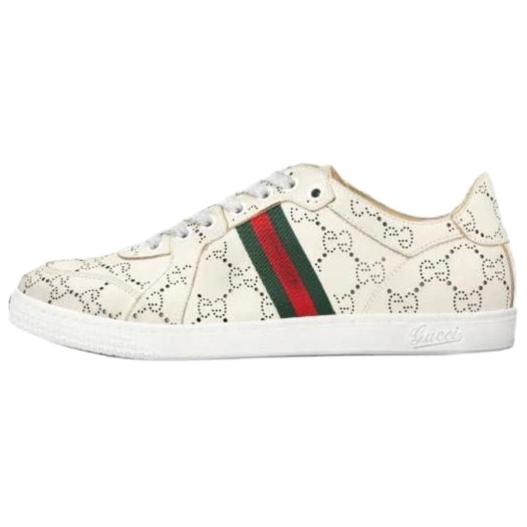Женские кеды Gucci Stretch GG (белые)