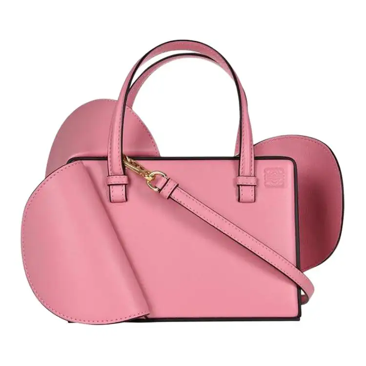 LOEWE Leather Crossbody Handbag Women's Pink