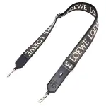 LOEWE Anagram Cow Leather With Jacquard Fabric Bag Straps Women's Gray