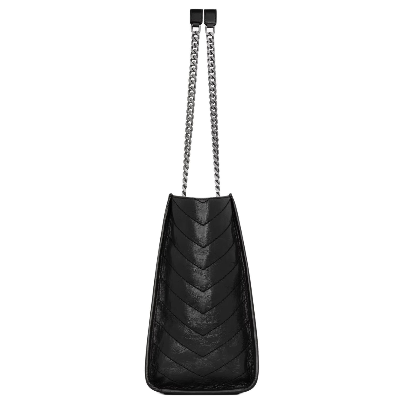 Женская сумка Тоут SAINT LAURENT Niki V (черная) — фото 3