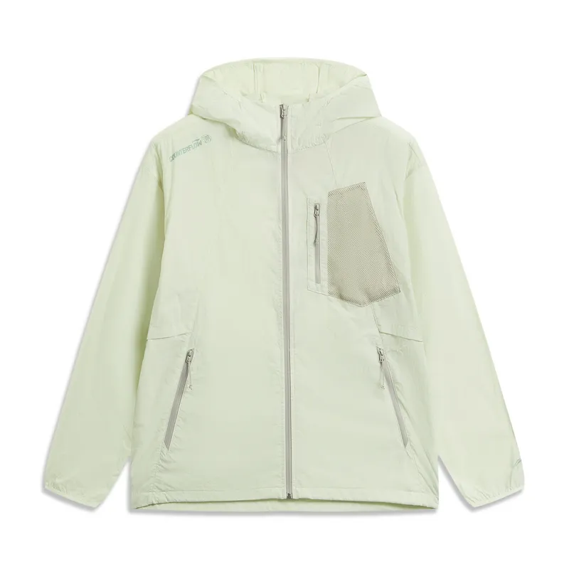 Li Ning Outdoor CF Tracing Breathable Sun Protection Clothing Men's White Green