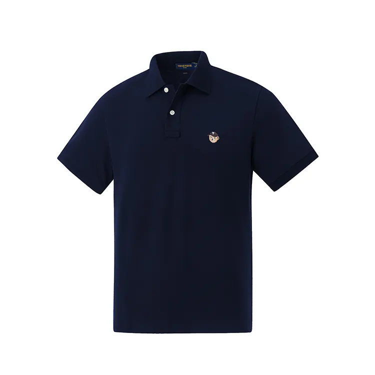 Teenie Weenie Men Elastic quick dry breathable classic sports soft comfortable polo for men and women, American style, with embroidery, with short sleeve