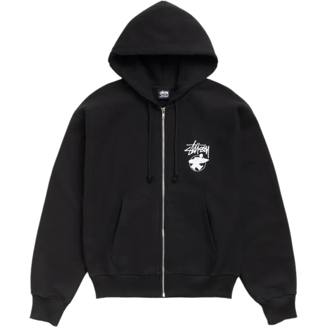Stussy SS26 LONG HAUL ZIP HOODIE Sweatshirt Unisex