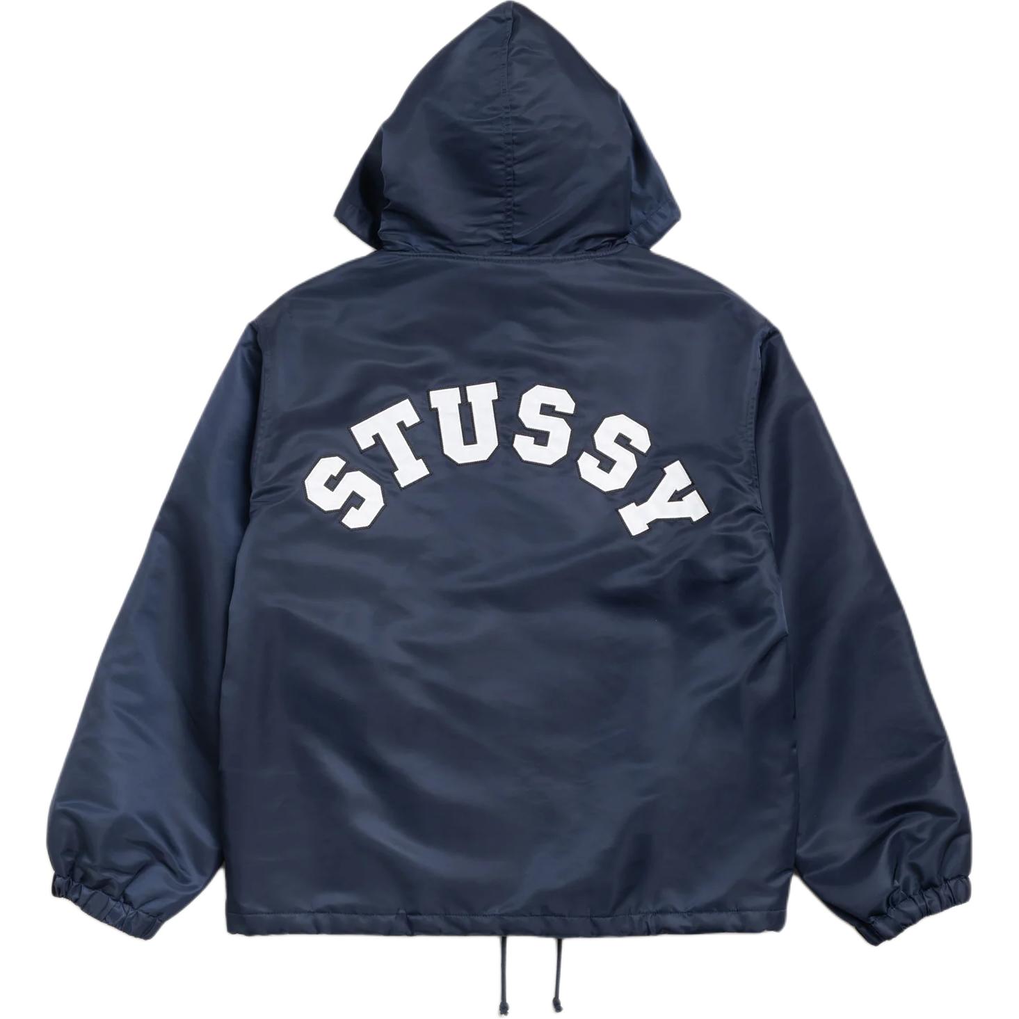 Куртка Stussy Stussy SS26 HOODED COACHES JACKET (зеленая)